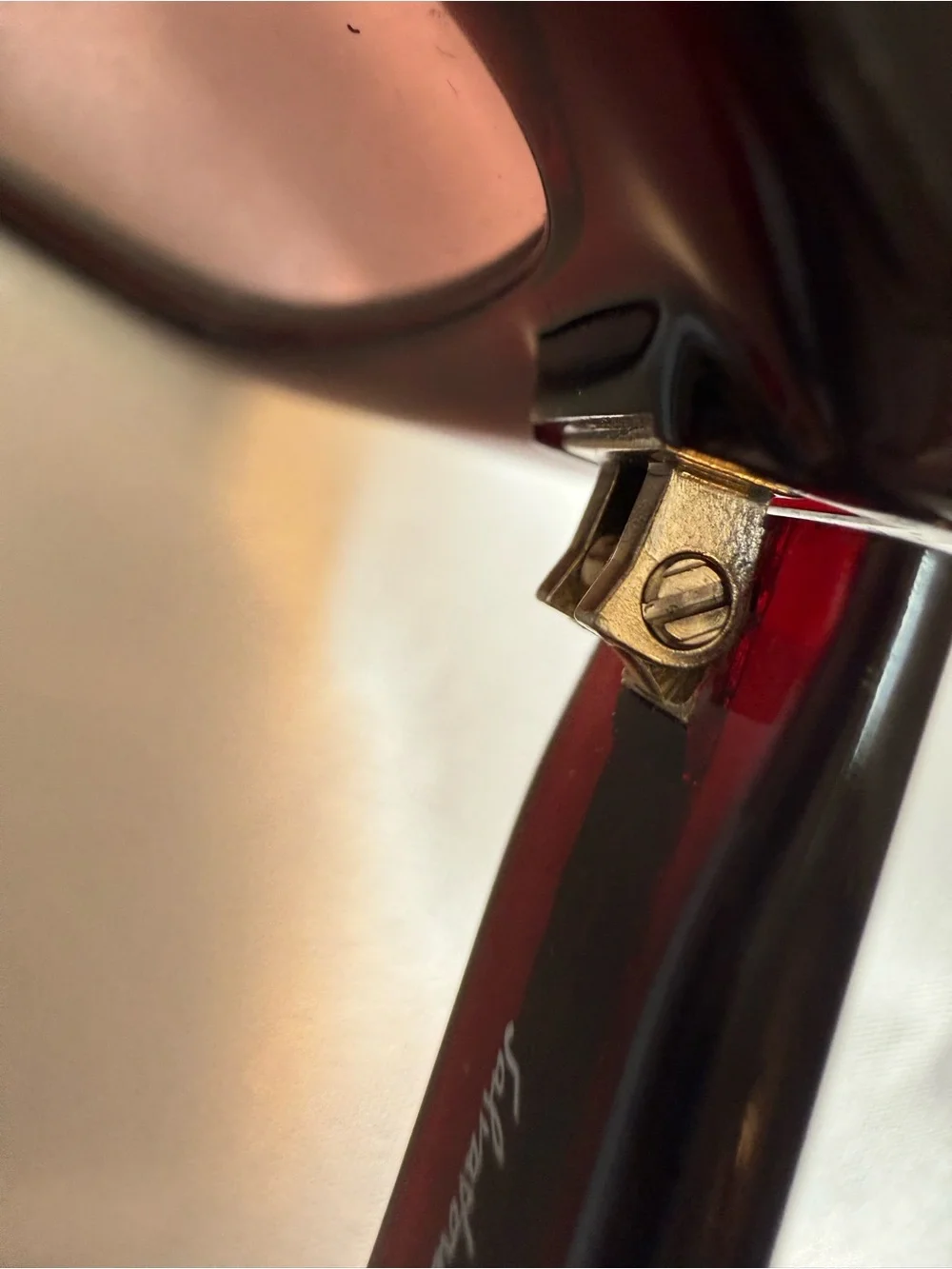 Salvatore Ferragamo SF958S Burgundy Oversized Sunglasses 55□19 Italy w/ Case